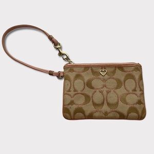 Coach Poppy Wristlet